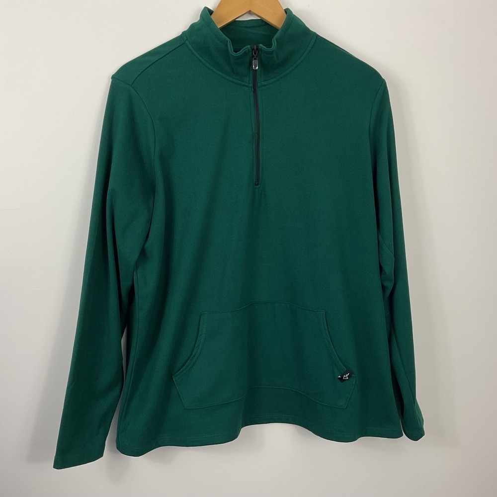 Happy Camper by Torrid Women's Green Micro Fleece Pullover Sweatshirt Size 0‎